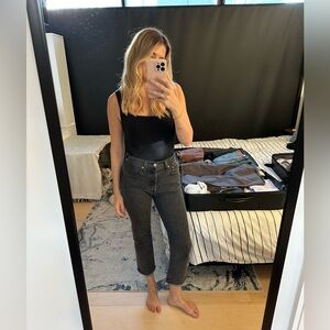 Iconic Levis 501 jeans in grey wash